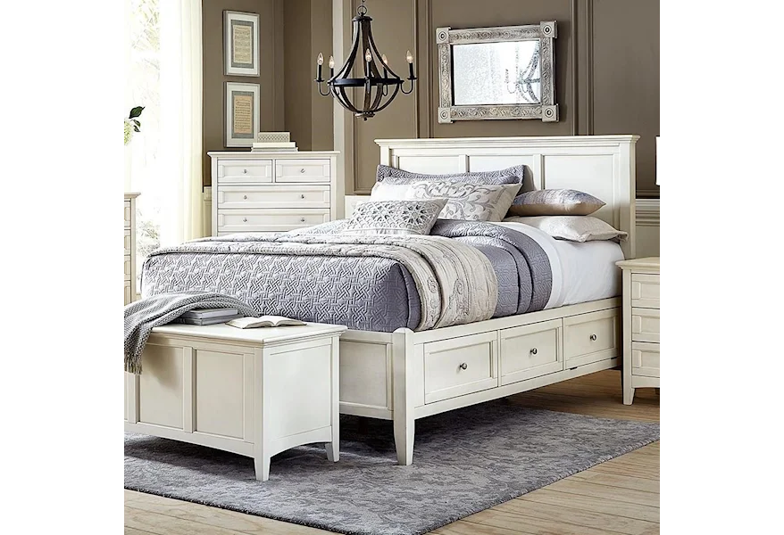Northlake Queen Storage Bed by AAmerica at Esprit Decor Home Furnishings